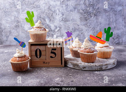 Tortine per celebrare la festa messicana fiesta Foto Stock