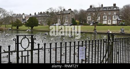 In Pavilion Gardens, Buxton, Derbyshire Foto Stock