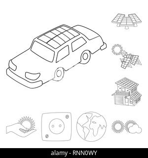 Auto,generatore termico,,costruzione,luce del sole,socket,globe,cloud,electric,l'elettricità,station,batteria,mano,Mondo,sole,eco,cell,Casa,l'estate,wall,pianeta,SKY,trasporto,moderno,riscaldamento,azienda,caldo,plastica,l'innovazione,technology,organic,natura,solare pannello,,l'energia,verde,alimentazione,sun,impostare,vettore,icona,immagine,isolato,raccolta,design,l'elemento,graphic,segno,contorno,linea vettori vettore , Illustrazione Vettoriale