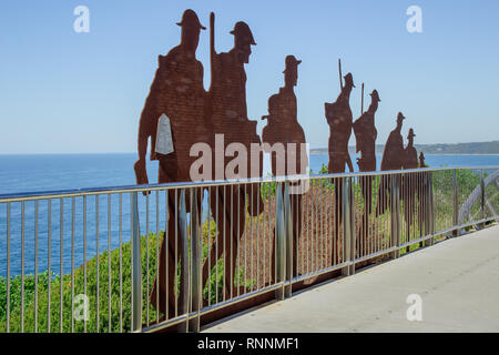 Il memorial dedicato alla memoria dei caduti della Grande guerra del 1914-1918, Newcastle, NSW, Australia. Foto Stock