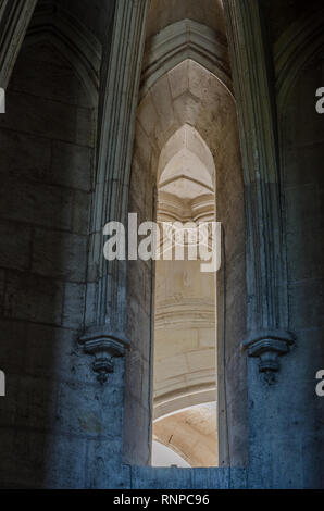 Francia Amboise SEP 2013: vista di enteriors del castello di Amboise il 2 settembre 2013. Il castello è stato un favorito royal residence Foto Stock