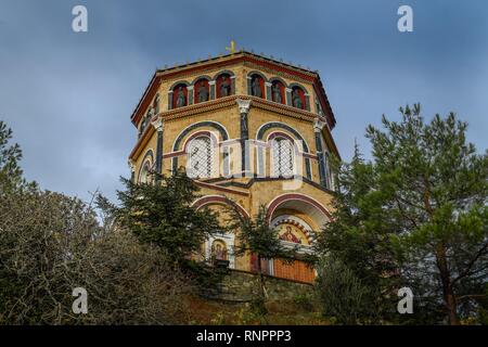 Mausoleo, Arcivescovo Makarios III, Mountain Throni, Cipro Foto Stock