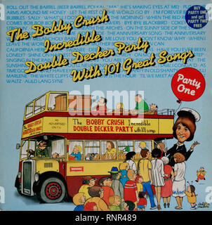 Bobby Crush incredibile Double Decker Party 1 - Vintage Cover album Foto Stock