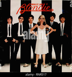 Blondie linee parallele - Vintage Cover album Foto Stock