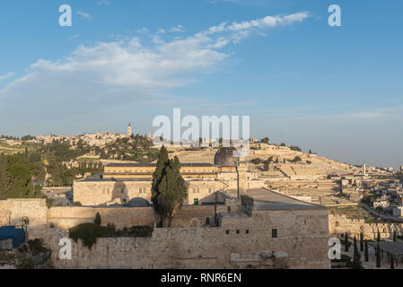 Israele, Gerusalemme - 31 Gennaio 2019: Moschea di Al-Aqsa Foto Stock