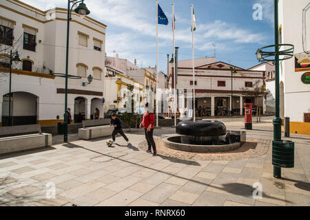 Alcoutim, Algarve, Portogallo, Febbraio 2019 Foto Stock