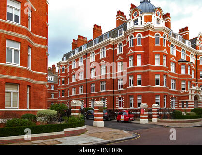 Londra Little Venice case o appartamenti lungo St Marys terrazza Foto Stock