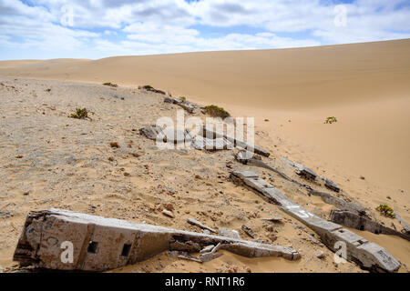 Il paesaggio del Deserto vicino a Swakopmund, Namibia Foto Stock