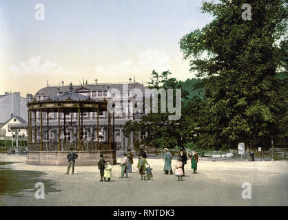 Place Royal, Spa, Belgio ca. 1890-1900 Foto Stock