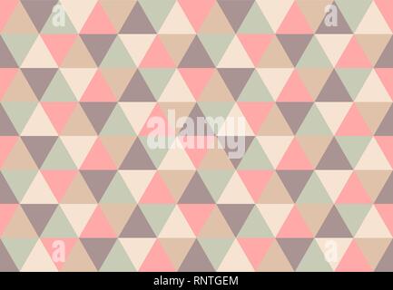 Multicolor triangolare pattern seamless.Low poly sfondo geometrico. Colori diversi design. Print design per i tessili, poster, volantini, T-shirt. Illustrazione Vettoriale