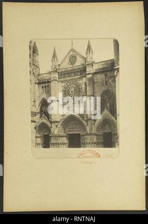 Cathédrale Saint-Pierre de Poitiers - J-Un Brutails - Université Bordeaux Montaigne - 2039. Foto Stock