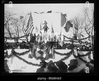 Cerimonia al Jeanne d'Arc Memorial, Meridian Hill Park, Washington D.C. Foto Stock