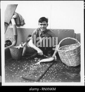 CH-NB - portogallo Lisbona (Lisboa)- Schiff Urola Bilbao - Annemarie Schwarzenbach - SLA-Schwarzenbach-UN-5-24-058. Foto Stock