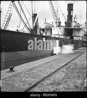 CH-NB - portogallo Lisbona (Lisboa)- Schiff Urola Bilbao - Annemarie Schwarzenbach - SLA-Schwarzenbach-UN-5-24-072. Foto Stock