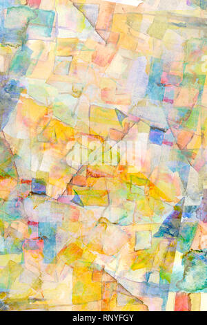 Acquerelli - art design Foto Stock