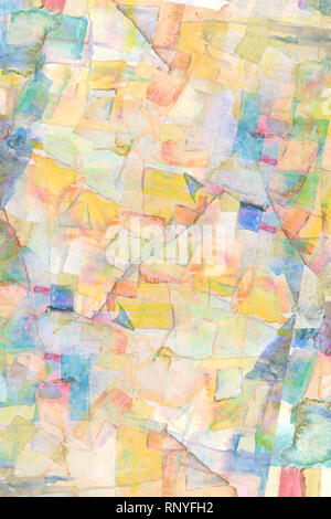 Acquerelli - art design Foto Stock