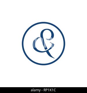 C e P lettera alfabeto iniziale Logo design elemento di modello. Abstract C e P lettera logo con cerchio forma di sfondo Illustrazione Vettoriale