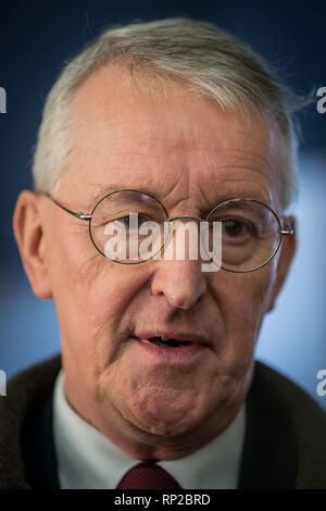 Valutazione partenze a seguito del Andrew Marr Show, BBC Broadcasting House Londra. Dotato di: Hillary Benn MP Dove: Londra, Regno Unito quando: 20 Gen 2019 Credit: Wheatley/WENN Foto Stock