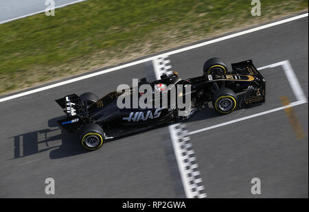 Motorsports: FIA Formula One World Championship 2019, test di Barcellona , #20 Kevin Magnussen (DEN, Haas F1 Team) , Foto Stock