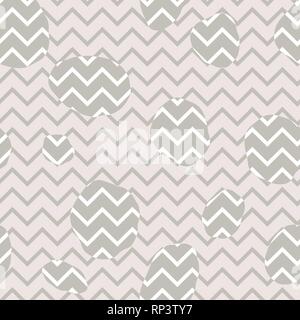 Abstact seamless pattern. A zig-zag e linea dot texture. Linea diagonale in bianco e nero ornamento tratteggiata. Illustrazione Vettoriale