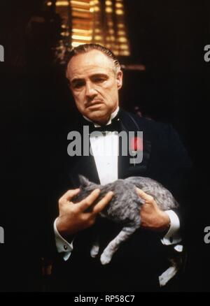 MARLON BRANDO, il padrino, 1972 Foto Stock