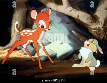 BAMBI,THUMPER, Bambi, 1942 Foto Stock