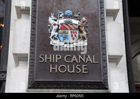 Nave Canal House in Manchester Foto Stock