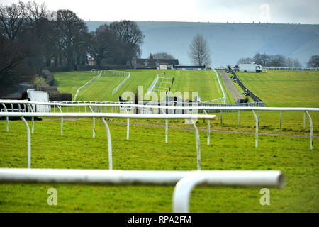 Plumpton Racecourse, East Sussex, Regno Unito Foto Stock