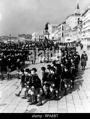 Balilla a Venezia, 1926-35 Foto Stock