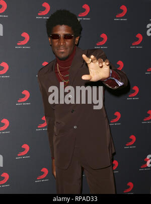 Londra, Regno Unito. Xx Febbraio 2019. Labrinth visto presso il Sony Music dopo la festa per Il Brit Awards 2019 al Shard a Londra. Credito: Brett Cove SOPA/images/ZUMA filo/Alamy Live News Foto Stock