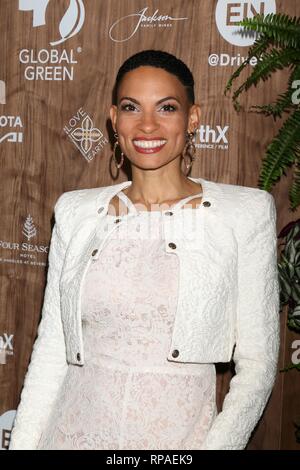 Beverly Hills, CA. Xx Febbraio 2019. Goapele presso gli arrivi per Global Green 2019 Pre-Oscar Gala, Four Seasons Hotel Los Angeles at Beverly Hills, Beverly Hills, CA, 20 febbraio 2019. Credito: Priscilla concedere/Everett raccolta/Alamy Live News Foto Stock