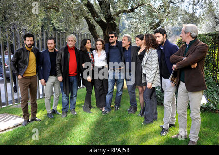 Roma, Italia. Il 21 febbraio, 2019. Roma, Photocall del film della stagione di caccia nella foto: Credito cast: Indipendente Agenzia fotografica/Alamy Live News Foto Stock