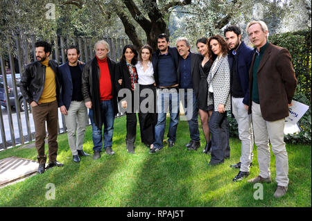 Roma, Italia. Il 21 febbraio, 2019. Roma, Photocall del film della stagione di caccia nella foto: Credito cast: Indipendente Agenzia fotografica/Alamy Live News Foto Stock