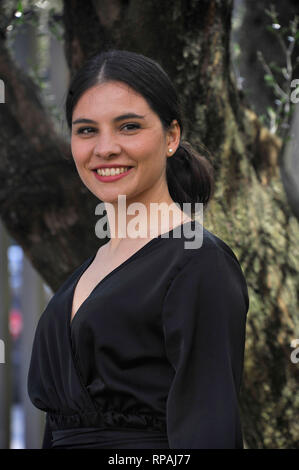 Roma, Italia. Il 21 febbraio, 2019. Roma, Photocall del film della stagione di caccia nella foto: Alice Canzonieri Credit: Indipendente Agenzia fotografica/Alamy Live News Foto Stock