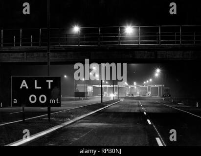 Autostrada del sole, autostrada, 1958 Foto Stock