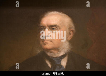 Robert Lenox Kennedy (1822-87). Ritratto di Daniel Huntington (1816-1906). Olio su tela, 1890. Foto Stock