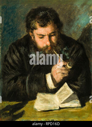 Renoir, ritratto di Claude Monet, 1872, pittura Foto Stock