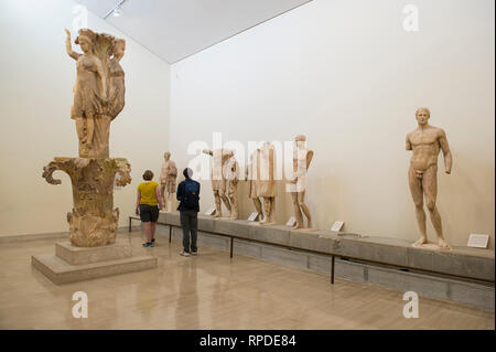 Delphi Museo Archeologico, Delphi, Grecia Foto Stock