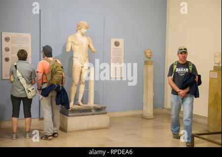 Delphi Museo Archeologico, Delphi, Grecia Foto Stock