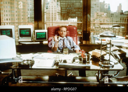 MICHAEL DOUGLAS, WALL STREET, 1987 Foto Stock