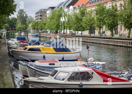 Christianshavn quartiere di Copenhagen, Danimarca Foto Stock