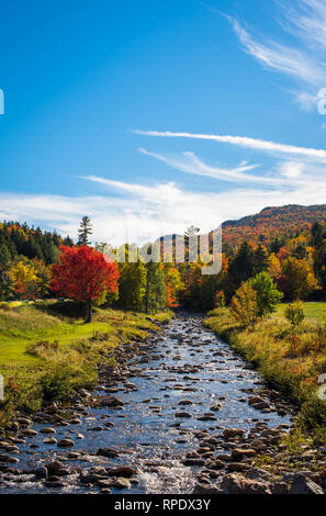 Vista da Mt. Washington in New Hampshire Foto Stock