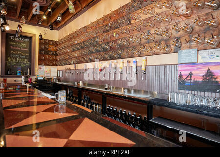 Il bar del fangoso Creek birrificio Butte, Montana Foto Stock