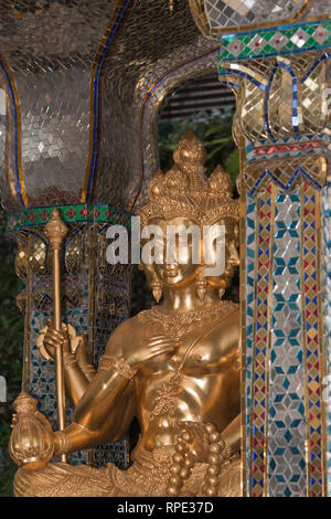 Statua del dio Brahma, Bangkok, Thailandia Foto Stock