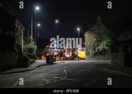 Il South Yorkshire di notte Foto Stock