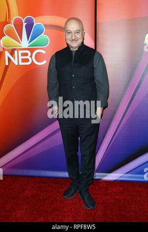 Anupam Kher presso gli arrivi per NBC Mid-Season premere giuncata, NBC Universal Studios Universal City, CA, 20 febbraio 2019. Foto di: Priscilla concedere/Everett Collection Foto Stock