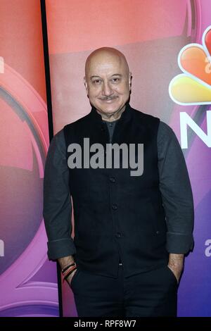 Anupam Kher presso gli arrivi per NBC Mid-Season premere giuncata, NBC Universal Studios Universal City, CA, 20 febbraio 2019. Foto di: Priscilla concedere/Everett Collection Foto Stock