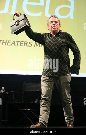 Philadelphia, PA, Stati Uniti d'America. Il 21 febbraio, 2019. Nella foto è Greta Post-screening Q&A con writer/director Neil Jordan al film di Philadelphia Center di Philadelphia, Pa nel febbraio 21, 2019 Credit: Star Shooter/media/punzone Alamy Live News Foto Stock