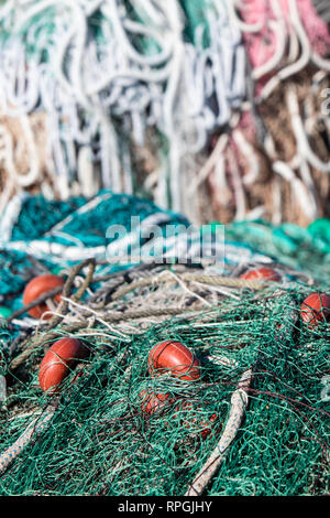 Le reti da pesca Foto Stock