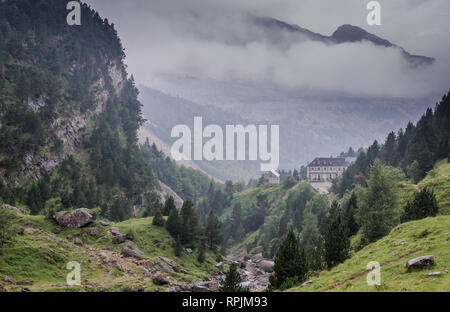 Vista del cirque di Gavarny Francia Foto Stock